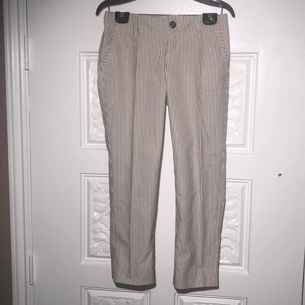 GAP women’s Pinstriped Pants 1